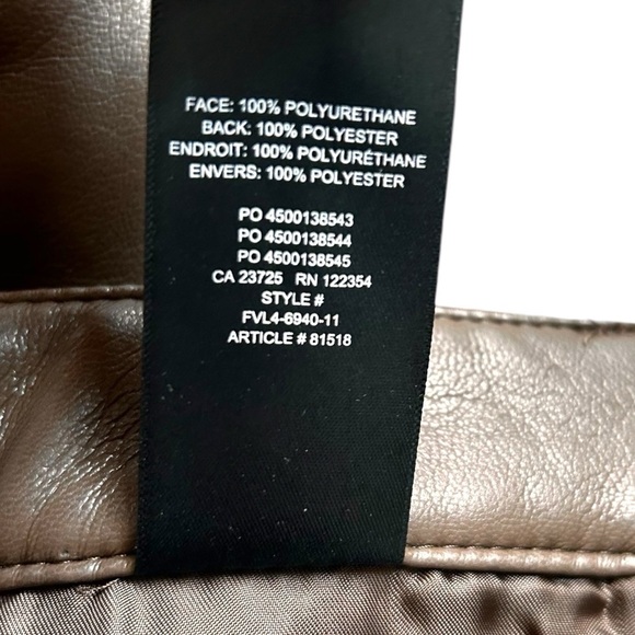 Aritzia The Melina™ Pant- High-waisted Vegan Leather Pants- Size 6 - Picture 7 of 10